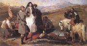 Sir Edwin Landseer Royal Sports on Hill and Loch (mk25 oil on canvas